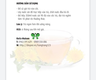 TRÀ BẠC HÀ SẤY LẠNH 100g