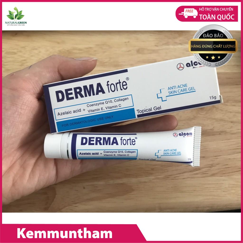 GEL MỤN DERMA FORTE giảm mụn, giảm nhờn, kiềm dầu