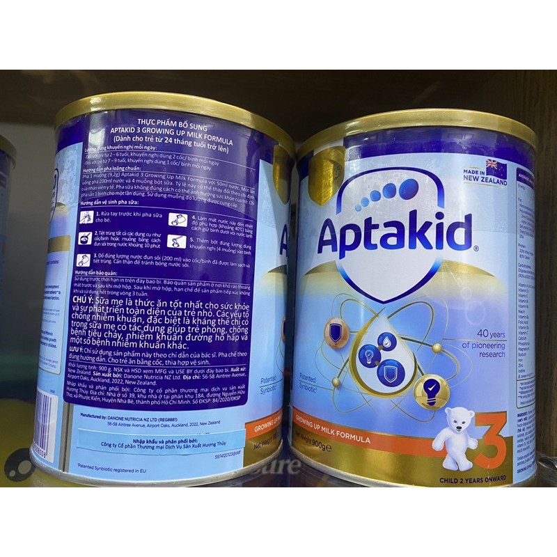 [QUÀ TẶNG KHI MUA 2 LON] SỮA BỘT APTAMIL SỐ 3 LON 900G