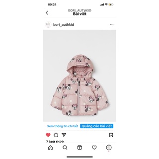 áo khoác mickey HM (size 9-12m)