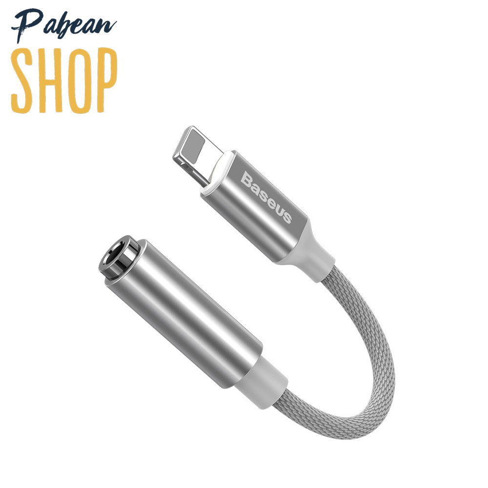 Jack chuyển chân lightning sang cổng 3.5mm cho iPhone 7 -> 11ProMax chính hãng - BASEUS L3.5