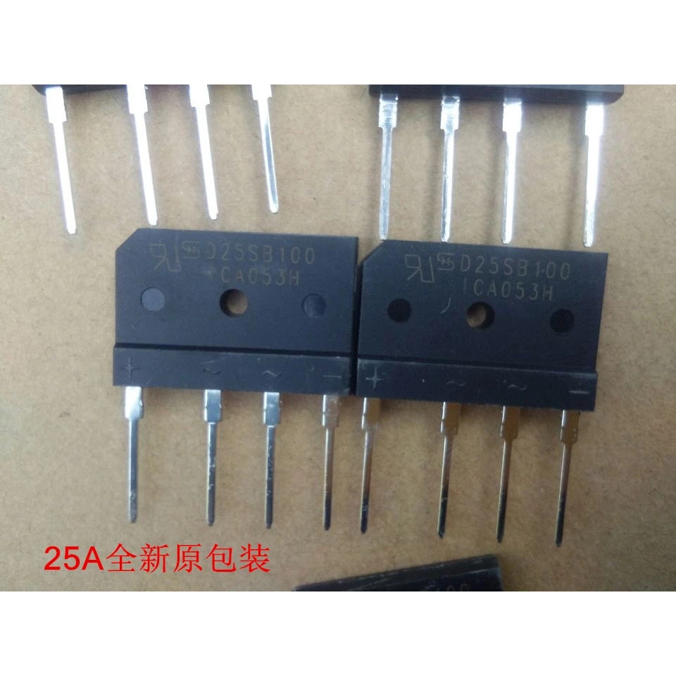 2 chiếc D25SB100 = D25XB100 = D25X100 = GBJ2510 25A 1000V nguyên bản mới đang được bán betterway bet