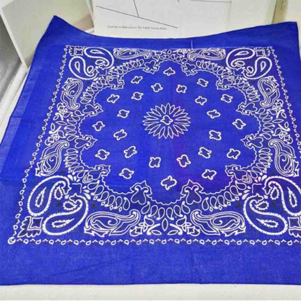 Khăn tay Cotton vuông 55cm*55cm nhiều màu phong cách Hip Hop cho nam và nữ