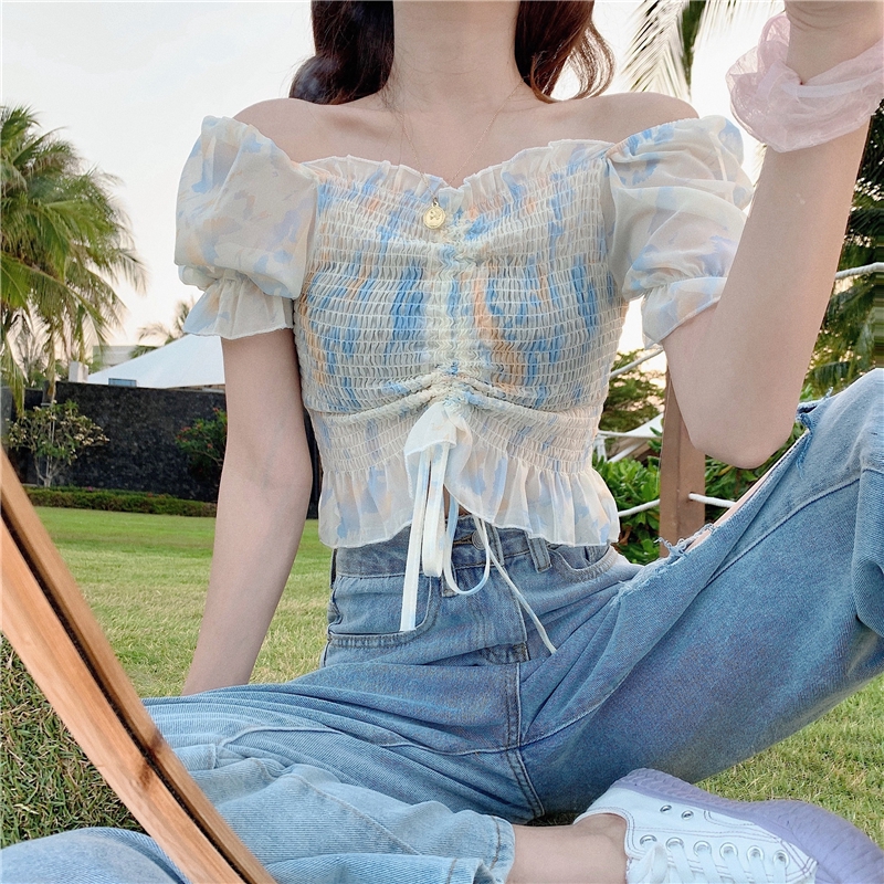 Đầm Trễ Vai Dáng Ôm In Hoa Thời Trang 2020 Nữ Tính | BigBuy360 - bigbuy360.vn