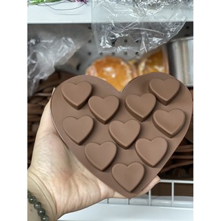 Khuôn silicone trái tim