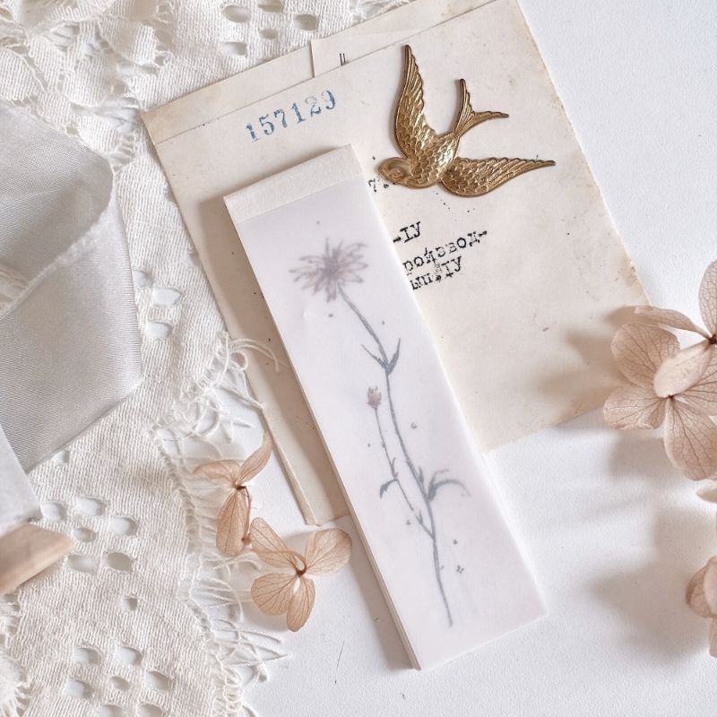 𝓚𝓻𝓲𝓼𝓷𝓪.𝓻𝓸𝓸𝓶 ♡ Freckles Tea vol.1- Quyển note hoa xinh xắn "𝑾𝒊𝒍𝒅 𝒇𝒍𝒐𝒘𝒆𝒓" trang trí sổ