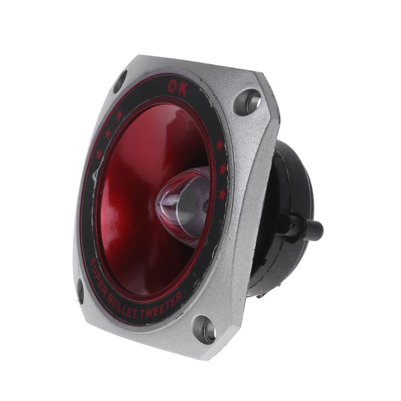 btsg 2PCS Speaker Tweeter 3&quot; Colorful Flashing Piezoelectric Loudspeaker Treble Head Driver