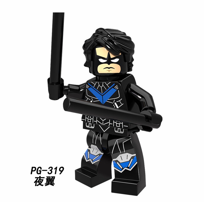 DC Bộ Đồ Chơi Xếp Hình Nhân Vật Batman Robin Harley