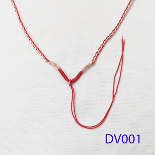Dây chuyền vải đỏ dv001