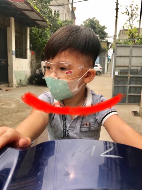 HCM mắt kính bảo vệ mắt chống dịch SPort ôm chắn bụi thể thao kính bảo hộ mẫu mới chống giọt bắn M501