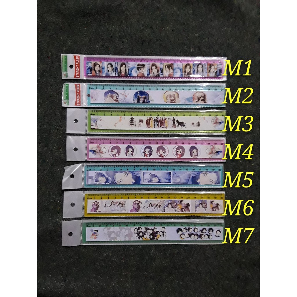 Thước Kẻ Ma Đạo Tổ Sư (7 mẫu) - có nhiều mẫu Anime, Manga, Game