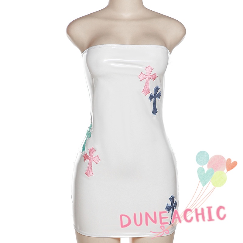 DUNEA Đầm Ôm Trễ Vai Thiết Kế Quyến Rũ Cho Nữ