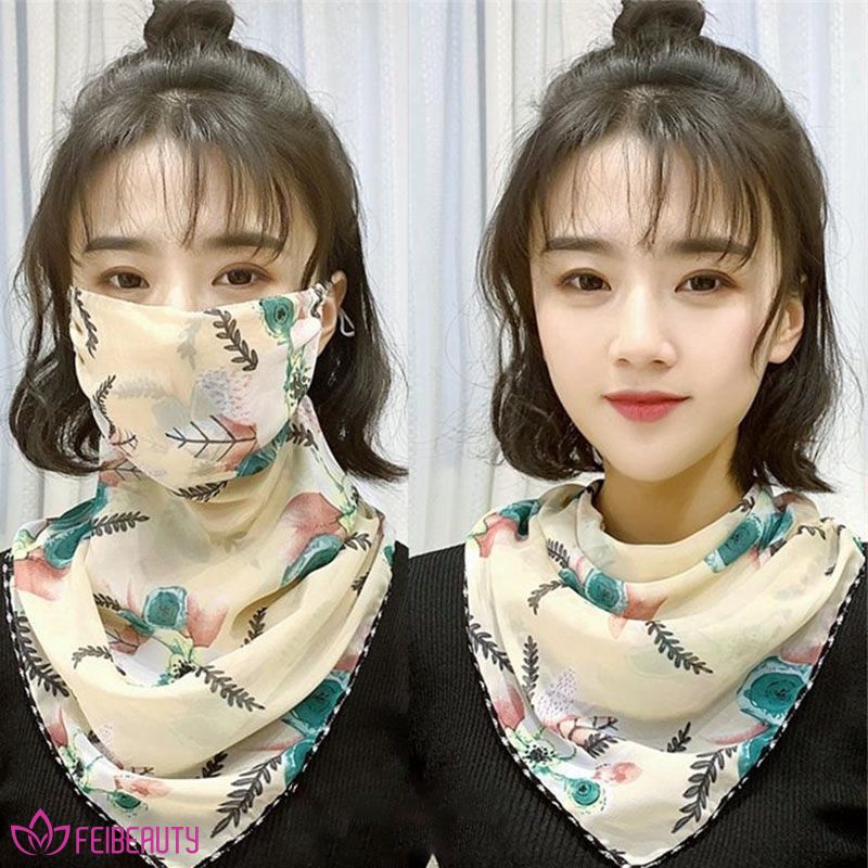 (Hàng Mới Về) Khẩu Trang Chiffon Chống Nắng Đa Năng Tiện Dụng Khi Đi Xe Đạp | BigBuy360 - bigbuy360.vn