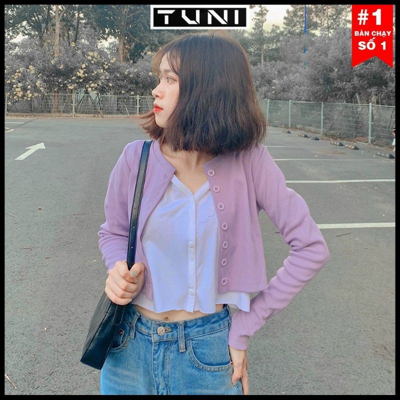 Áo Croptop Nút Tay Dài Yan Tuyết's House