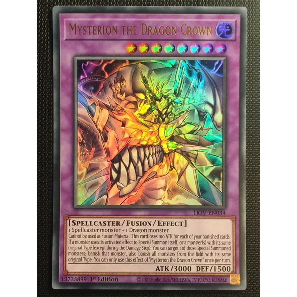 Bài Yugioh – Mysterion The Dragon Crown (Ultra Rare)