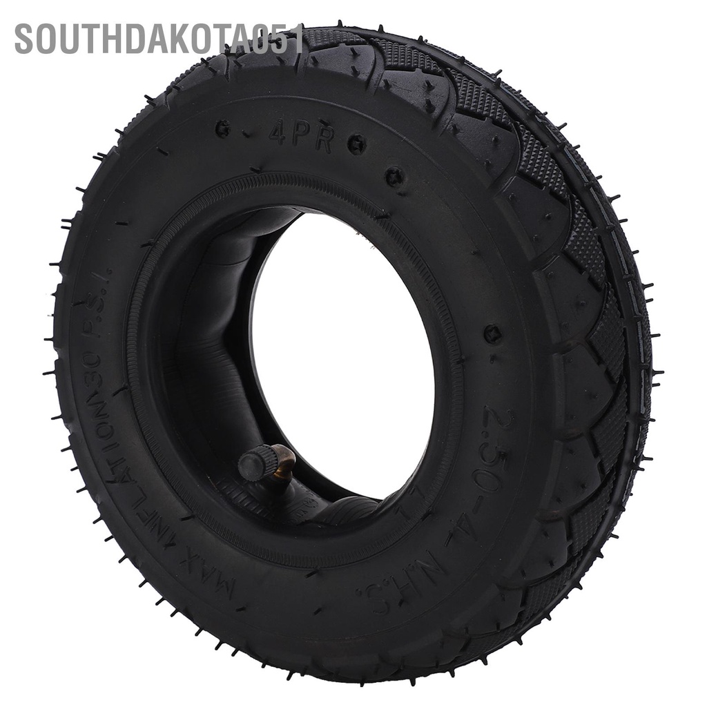 Hàng Sẵn 2.50‑4 Lốp cao su bên trong và bên ngoài cho xe tay ga Xe lăn điện【Southdakota051】