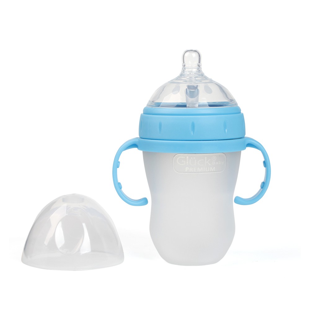 Bình sữa silicon Gluck Baby Premium 240ml