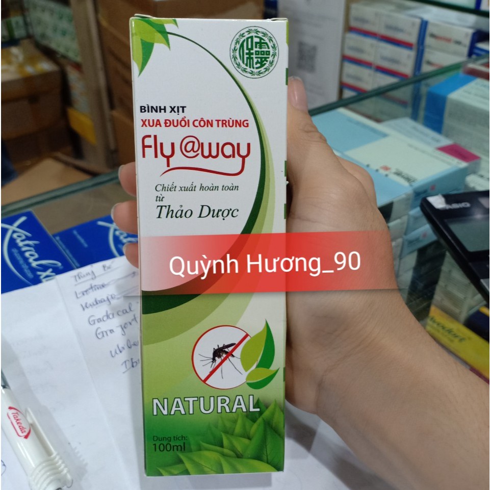 Xịt đuổi muỗi FLYAWAY 100ML giúp bảo vệ bé yêu