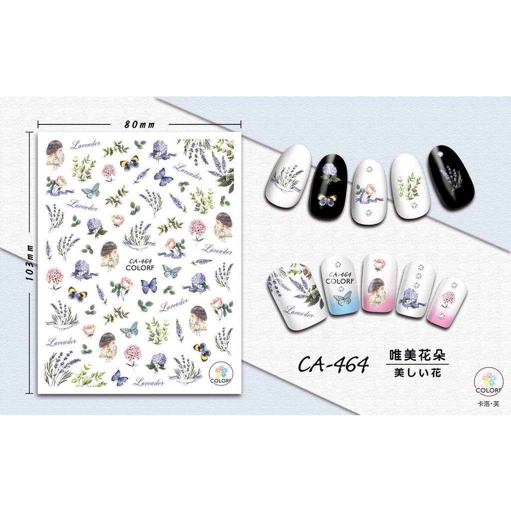 Sticker dán móng tay  sticker nail