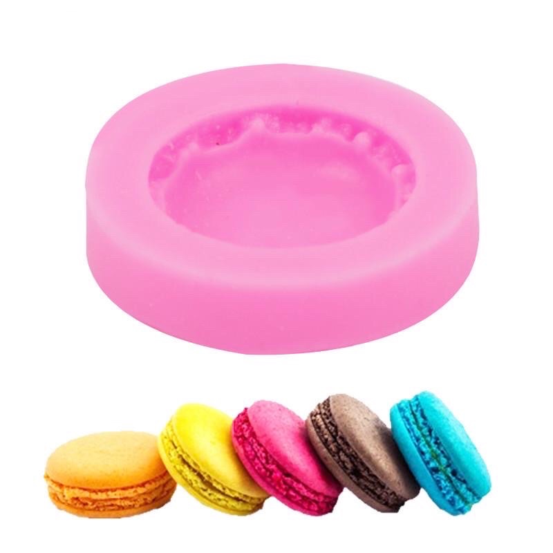 Khuôn silicon hình bánh macaron