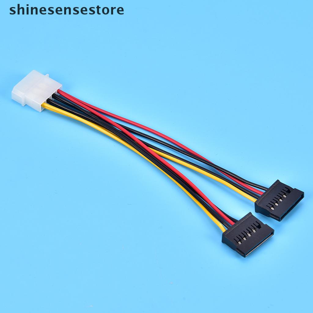 Cáp chia nguồn chữ Y 4 Pin sang 2 SATA 2 chiều 4 Pin -15 Pin