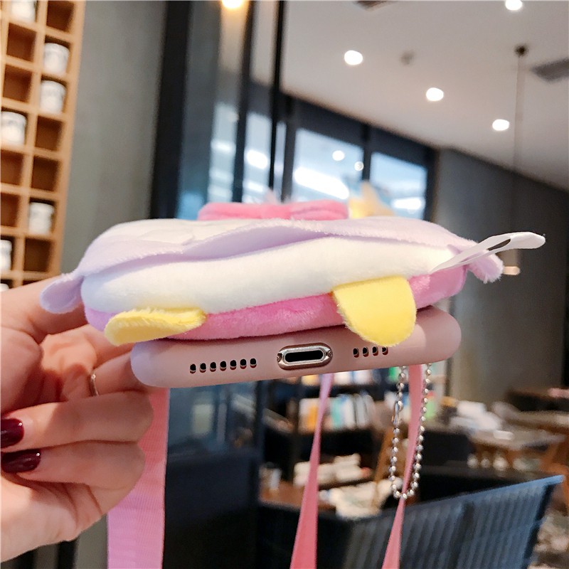 Ốp điện thoại chất lượng cao phối ví kiểu hoạt hình cho iPhone 11 Pro Max 6 6s 7 8 Plus X Xr XS Max | BigBuy360 - bigbuy360.vn