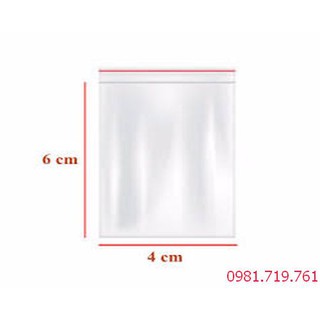 Tập 100 túi Zip size nhỏ