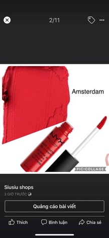 SON NYX USA ( HÀNG CHÍNH HÃNG MỸ)