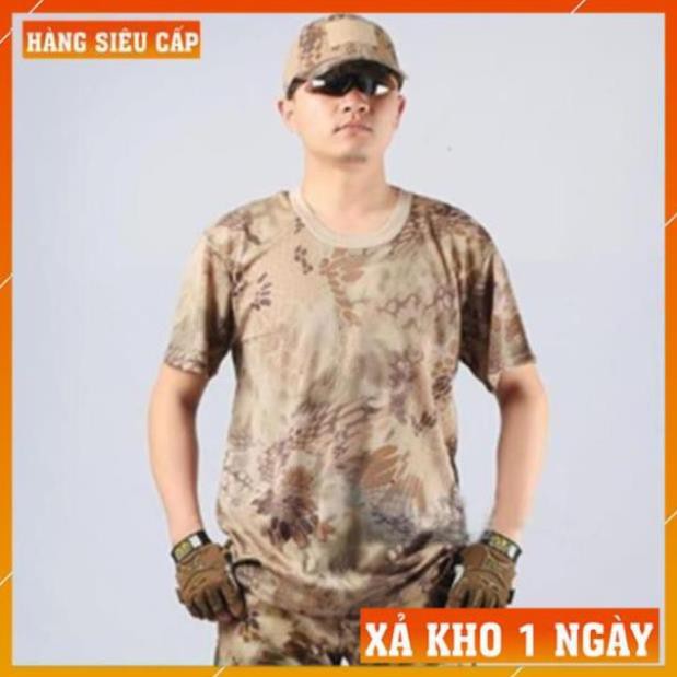 [FreeShip – Xả Kho 1 Ngày] Áo Thun Nam Rằn Ri Lính Mỹ - Áo Phông Nam cotton Quân Đội . ༴ -