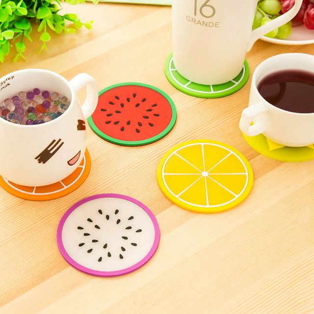 Dụng cụ lót ly trái cây nhựa dẻo xinh xắn JP5