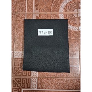 Áo yên wave rs viền chỉ đỏ da yên thun thái mịn
