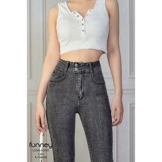 Quần Jeans Ống Loe 2 Nút LO068