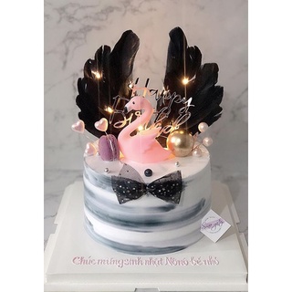 Trang trí hồng hạc mở mắt