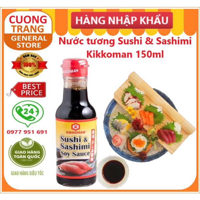 Nước tương Sushi &amp; Sashimi Kikkoman 150ml