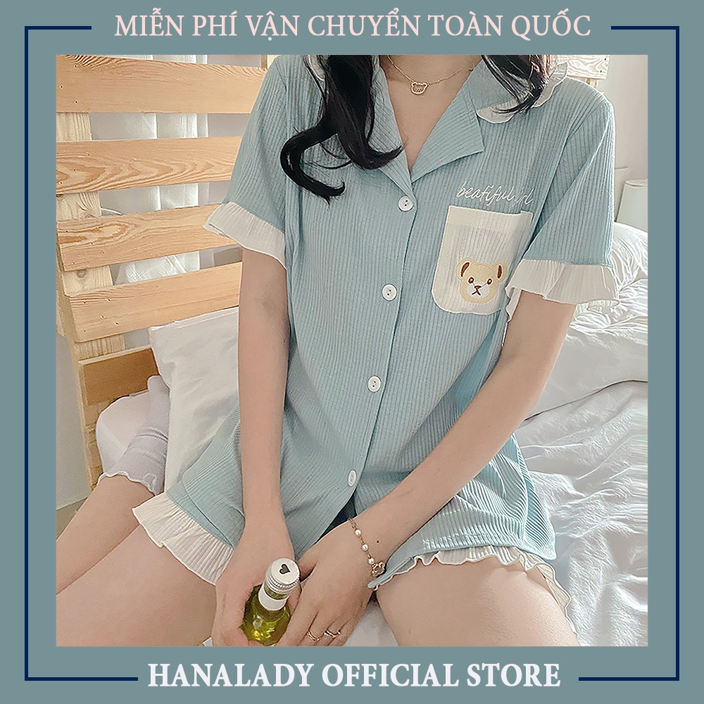 Pyjama túi hình gấu bèo cociu thun cotton thoáng mát dễ chịu, đồ ngủ pyjama, đồ ngủ P511