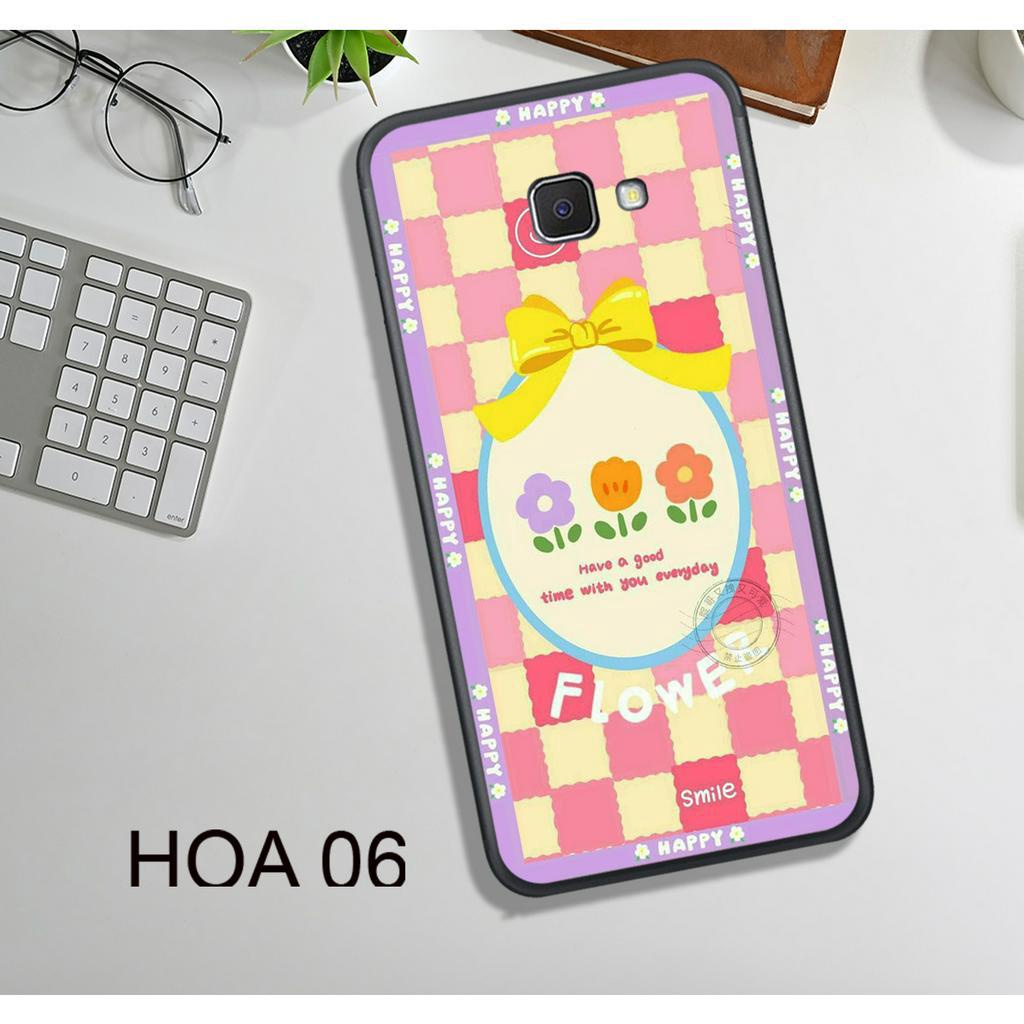 Ốp Lưng  Samsung A3 2016 - A5 2016 - A&amp; 2016 - A3 2017 - A5 2017 - A7 2017 , In Hình HOA, Màu Sắc Bắt Mắt.