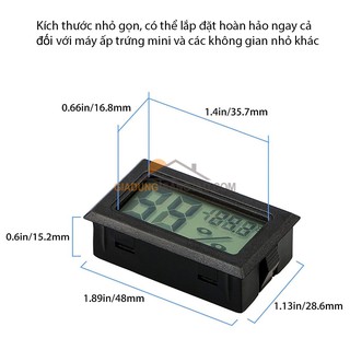 ĐỒNG HỒ ĐO NHIỆT ĐỘ ĐỘ ẨM MINI HY-11