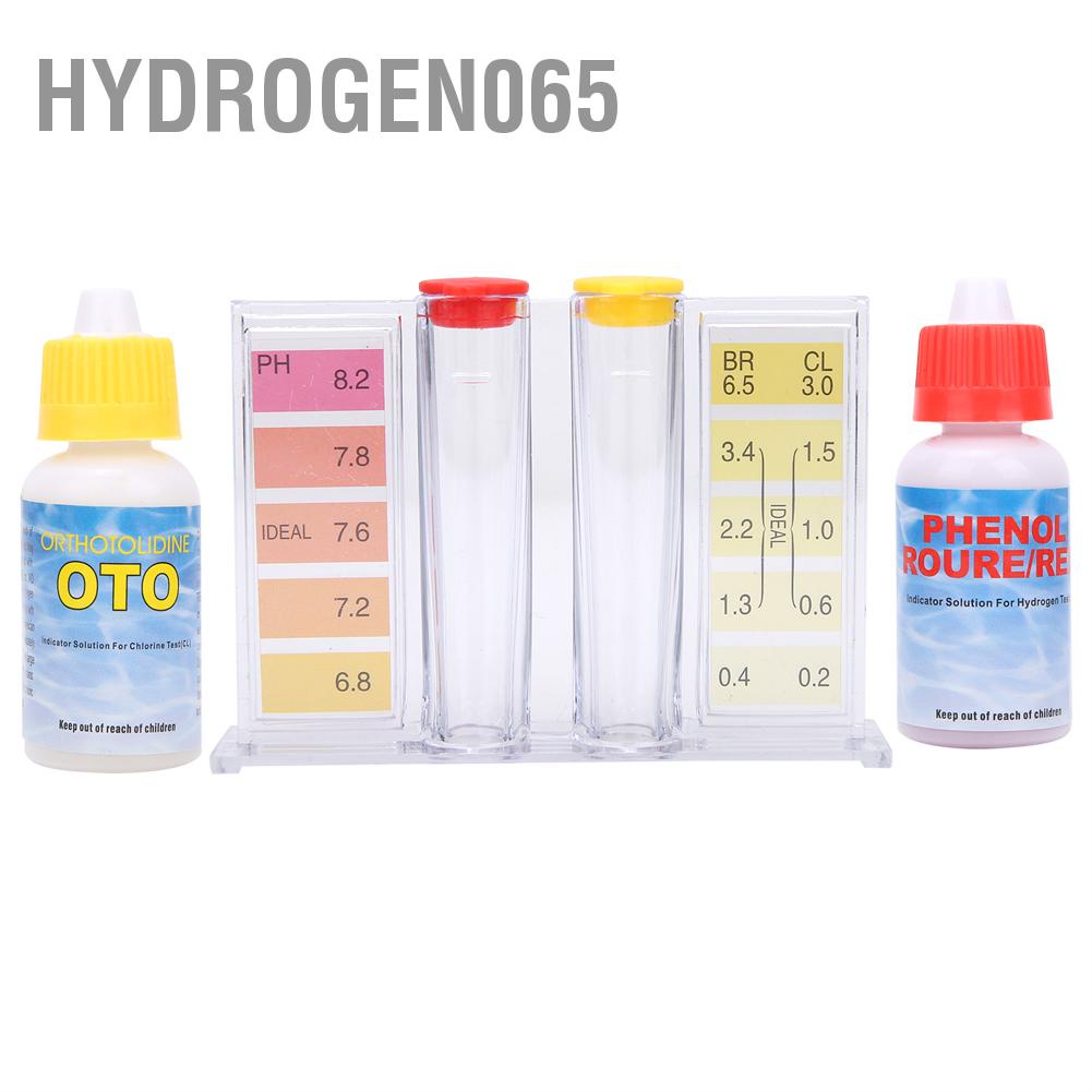 Tác nhân phát hiện PH.OTO Bộ kiểm tra chất lượng nước PH clo Máy kiểm tra bể bơi Hộp thử nghiệm Hydrogen065