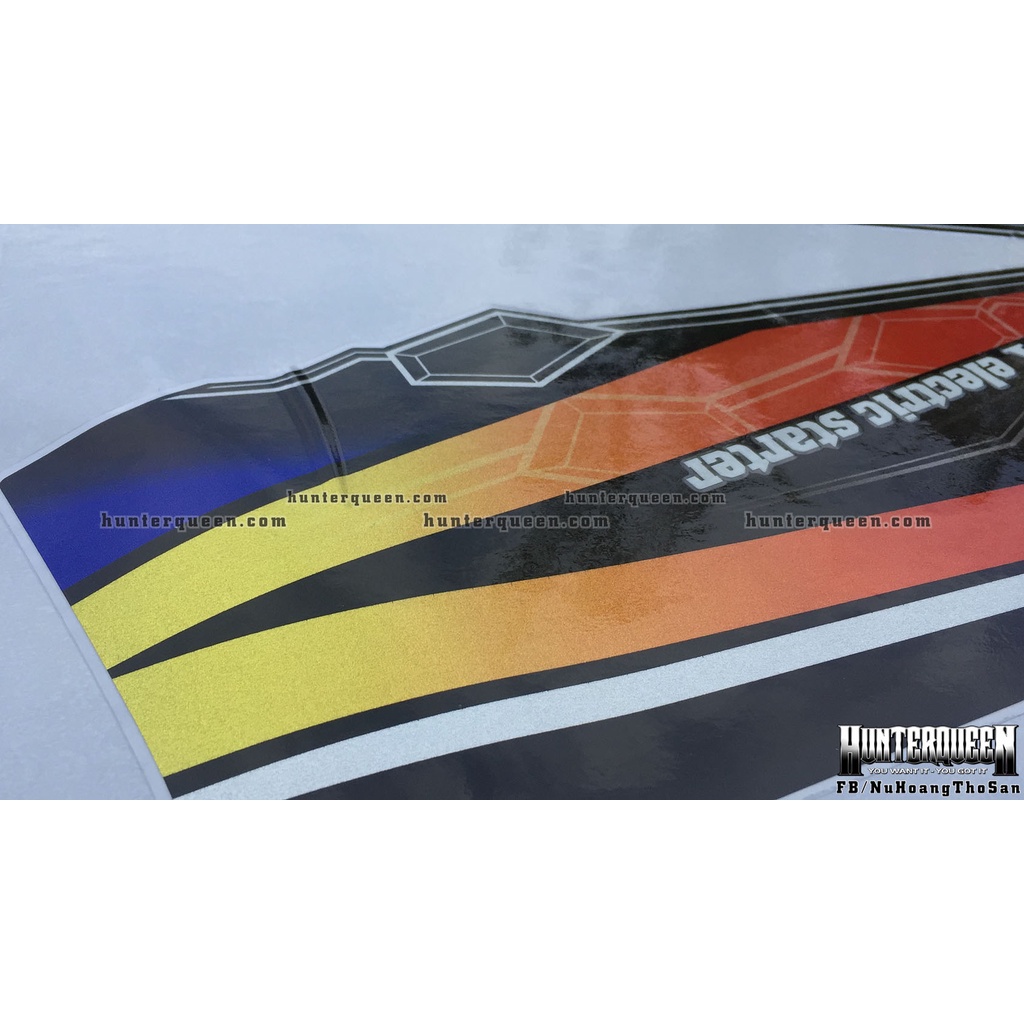 Tem ghép dán xe WAVE nhỏ đời đầu S110. Decal chất liệu candy cao cấp, ghép chữ nổi màu trắng không đụng hàng