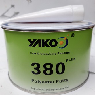Bột Ma tít Yako380 Plus 1kg trét bề mặt kim loại, nhựa đa dụng che khuyết tật, làm phẳng bề mặt kim loại ô tô, xe máy