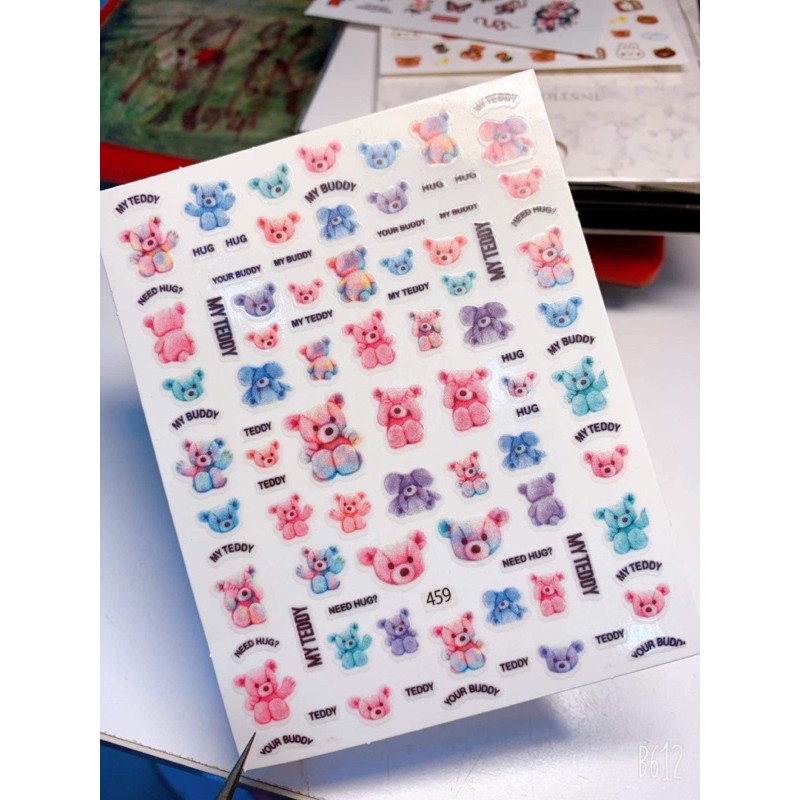 sticker gấu mẫu mới nhất