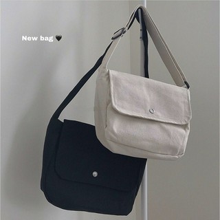 Túi đeo chéo box bag canvas unisex