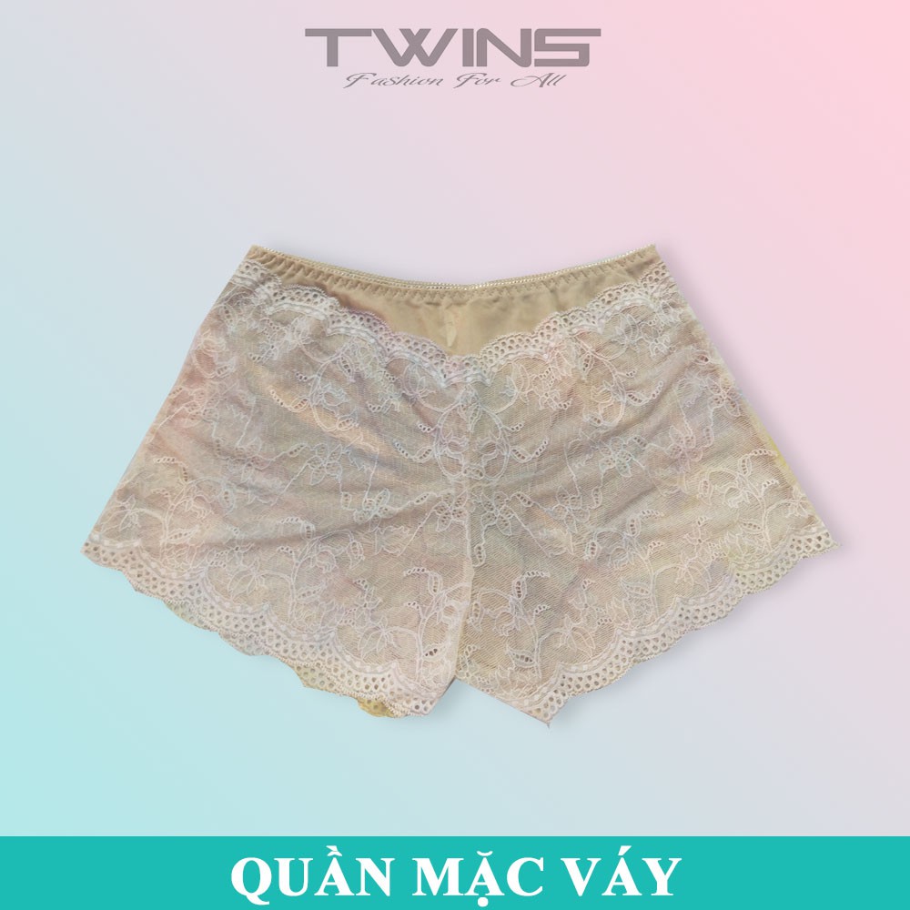 Quần lót nữ ren sexy cao cấp mặc trong váy SD1158 dạng đùi/ boxer thoải mái quyến rũ size dưới 55kg