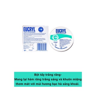 [HSD 31/05/2025]BỘT ĐÁNH RĂNG TẨY TRẮNG RĂNG EUCRYL