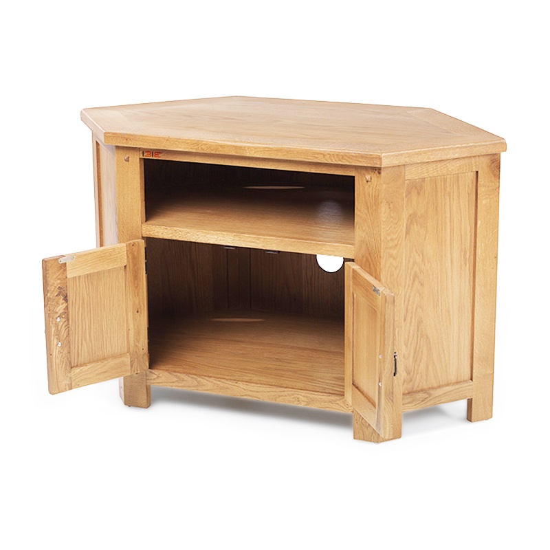Tủ TV góc Rustic gỗ sồi IBIE