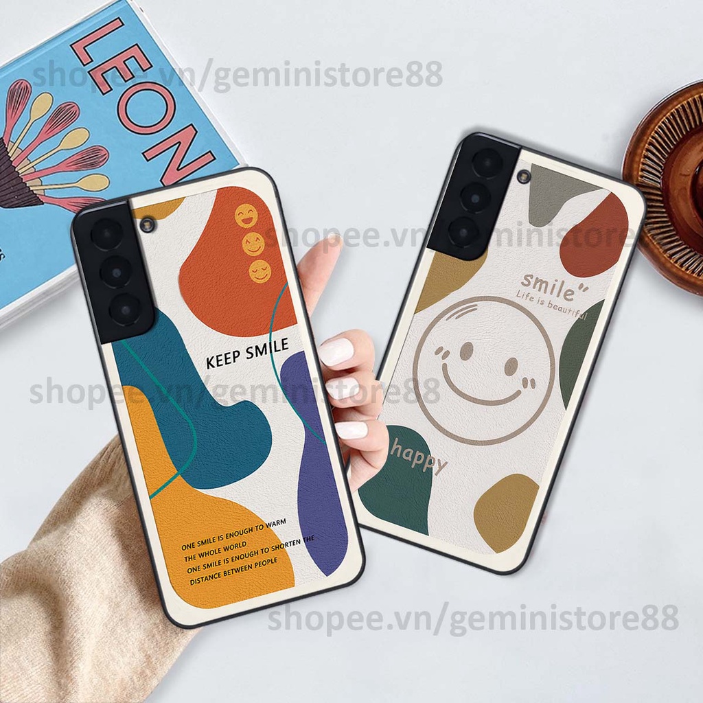 Ốp Samsung S21 / S21 FE / S21 Plus / S21+ in hình cô gái be happy trẻ trung cá tính năng động