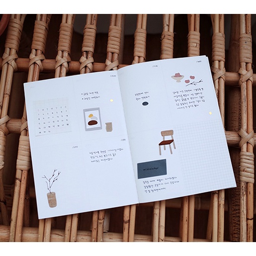 Sticker Objet/ Object Hàn Quốc siêu dễ thương hãng Suatelier - chủ đề/ theme trang trí nội thất, nhà cửa