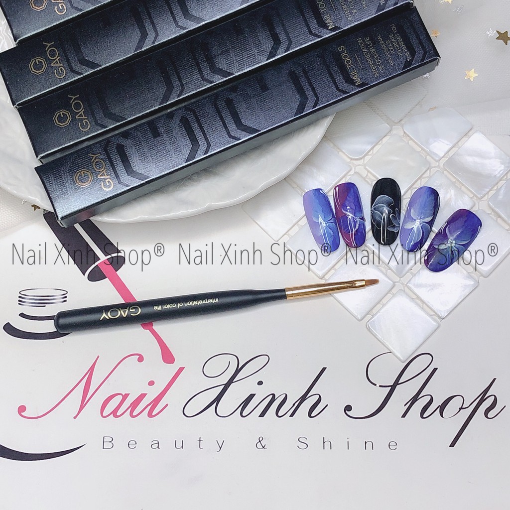 Cọ hoa cúc vẽ nail chuyên nghiệp, cọ hoa cúc đầu tròn cao cấp, chuyên dụng nail salon 2020