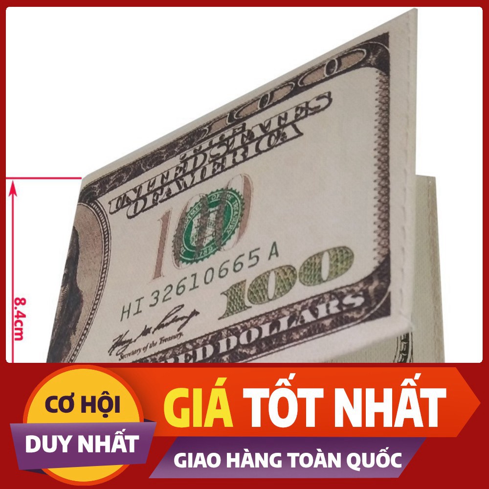 Ví đựng tiền hình tiền đô la phong cách trẻ trung