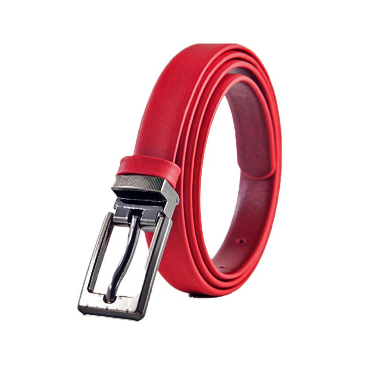 Thắt lưng nữ Huy Hoàng da bò 2P màu đỏ HP5116